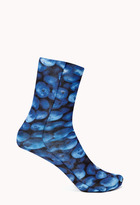 Thumbnail for your product : Forever 21 Blueberry Patch Crew Socks