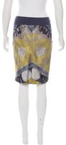 Thumbnail for your product : Yigal Azrouel Silk Embellished Skirt