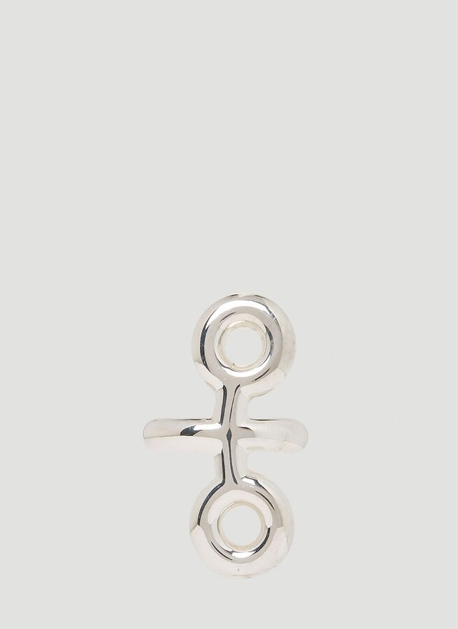 Charlotte Chesnais Binary Polished Ear Cuff