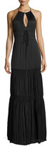 Thumbnail for your product : Diane von Furstenberg Aden Ruched Tiered Halter Dress