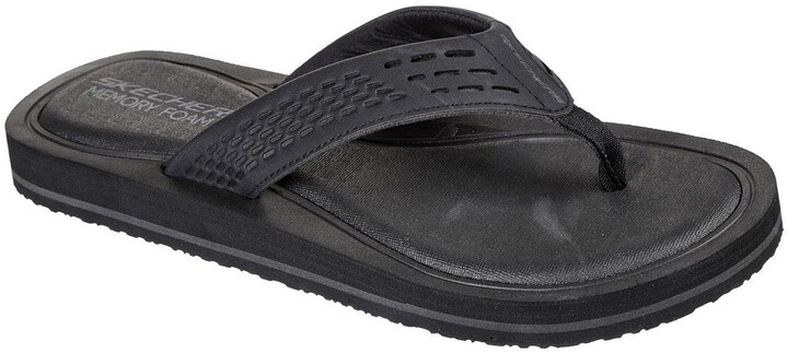 skechers memory foam sandals