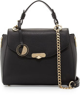 Thumbnail for your product : Versace Leather Top-Handle Satchel Bag, Black