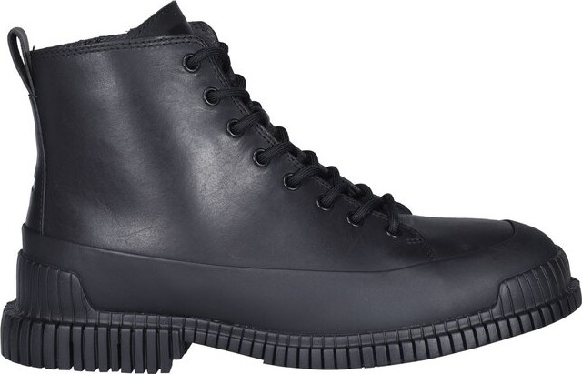 Camper Pix Round Toe Lace-Up Boots