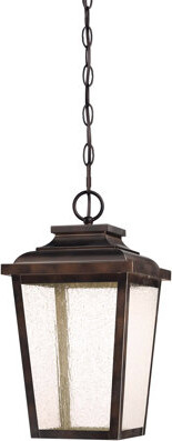 Three Posts Chelesa Bronze 1 - Bulb LED Outdoor Hanging Lantern