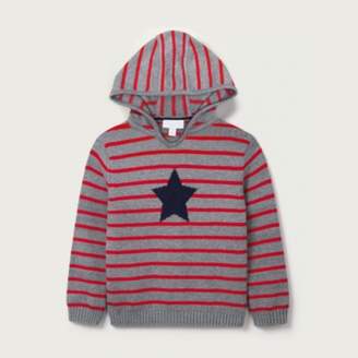 The White Company Star Knitted Hoodie (1-6yrs), Multi, 3-4yrs