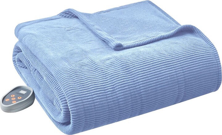 Simmons Electric Micro Fleece Heated Blanket