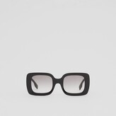 Thumbnail for your product : Burberry Monogram Motif Square Frame Sunglasses