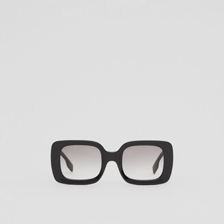 Burberry Monogram Motif Square Frame Sunglasses