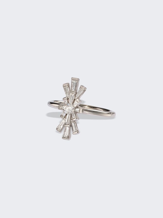 Nicole Trunfio Vivienne Ring 18k White Gold