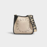 Thumbnail for your product : Stella McCartney Stella Logo Mini Crossbody Bag In Beige Eco Canvas