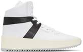 Thumbnail for your product : Fear Of God White & black basketball high-top sneakers