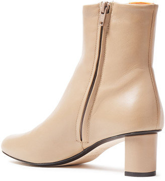 Joseph Avenue Two-tone Leather Ankle Boots