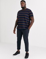 Thumbnail for your product : Burton Menswear Big & Tall tapered chinos in navy