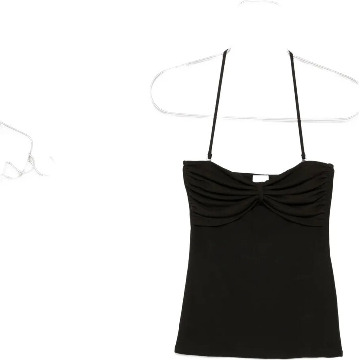 Nanushka Rissa halterneck jersey top