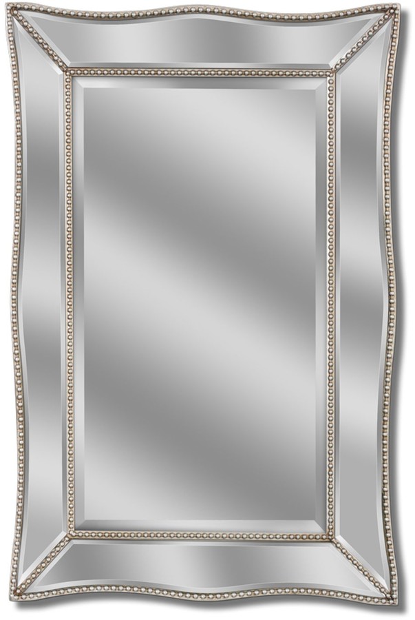 Head West Metro Beaded Scalloped Wall Mirror ShopStyle