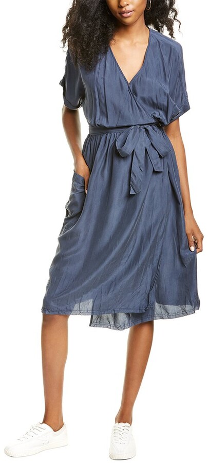 open back ruffle dress