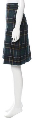Kule Plaid Wool Skirt w/ Tags