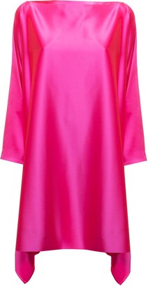 Gianluca Capannolo Eve Pink Satin Silk Dress Woman