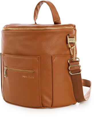 Fawn Design The Mini Convertible Water Resistant Faux Leather Diaper Bag