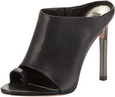 Thumbnail for your product : BCBGMAXAZRIA Dag Smooth Leather Toe-Loop Mule Sandal, Black