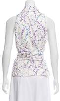 Thumbnail for your product : Max Mara Floral Print Sleeveless Top w/ Tags