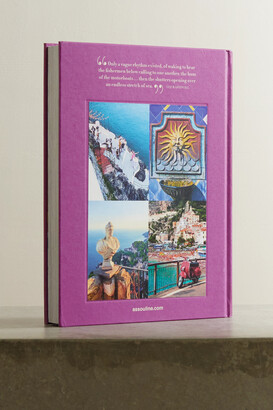 Assouline Amalfi Coast By Carlos Souza Hardcover Book - Purple