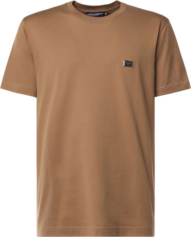 Dolce & Gabbana Logo Tag Crewneck T-Shirt