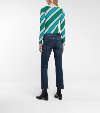7 For All Mankind Slim Illusion mid-rise bootcut jeans