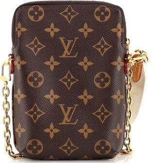 Louis Vuitton Utility Phone Sleeve Bag Monogram Canvas Brown