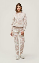 Thumbnail for your product : Soia & Kyo VERONA sustainable zebra print cuffed sweatpants