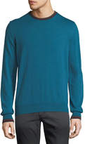Thumbnail for your product : Etro Men's Collegiate Crewneck Wool Sweater