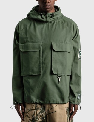 canvas anorak pullover