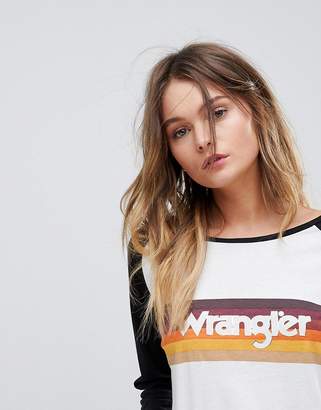Wrangler Raglan Logo T Shirt