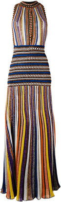 Missoni striped knitted dress - women - Silk/Nylon/Polyester/Viscose - 40
