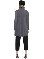 Thumbnail for your product : Giorgio Armani Ribbed Techno And Viscose Blend Coat