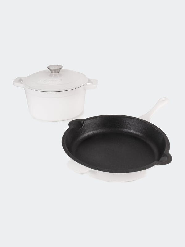 Berghoff Neo Cast Iron 3Pc Cookware Set, 3Qt Covered Dutch Oven & 10