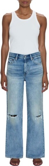 Pistola Denim Women's Hendrix Relaxed Fit Wide Leg Jeans Apprentice 25 31