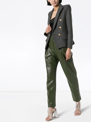 Alexandre Vauthier Double-Breasted Pinstripe Blazer
