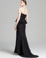 Thumbnail for your product : Adrianna Papell Gown - Strapless Tiered Ruffle Peplum