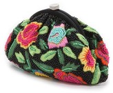 Thumbnail for your product : Santi Embroidered Flower Clutch