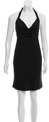 Sonia Rykiel Crepe Knee-Length Dress Black Crepe Knee-Length Dress