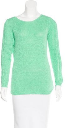 Rachel Zoe Open Knit Long Sleeve Sweater