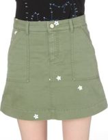 Thumbnail for your product : Stella McCartney Floral cotton-blend skirt