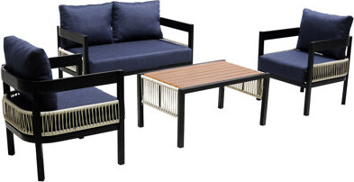 Ebern Designs Lawn Outdoor Iron - -  Table