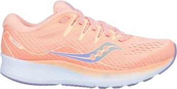 salmon coloured trainers