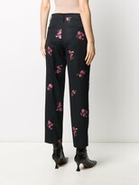 Thumbnail for your product : RED Valentino Flower Jacquard Tailored Trousers