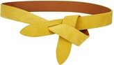 Thumbnail for your product : Etoile Isabel Marant Lecce Yellow Suede Belt