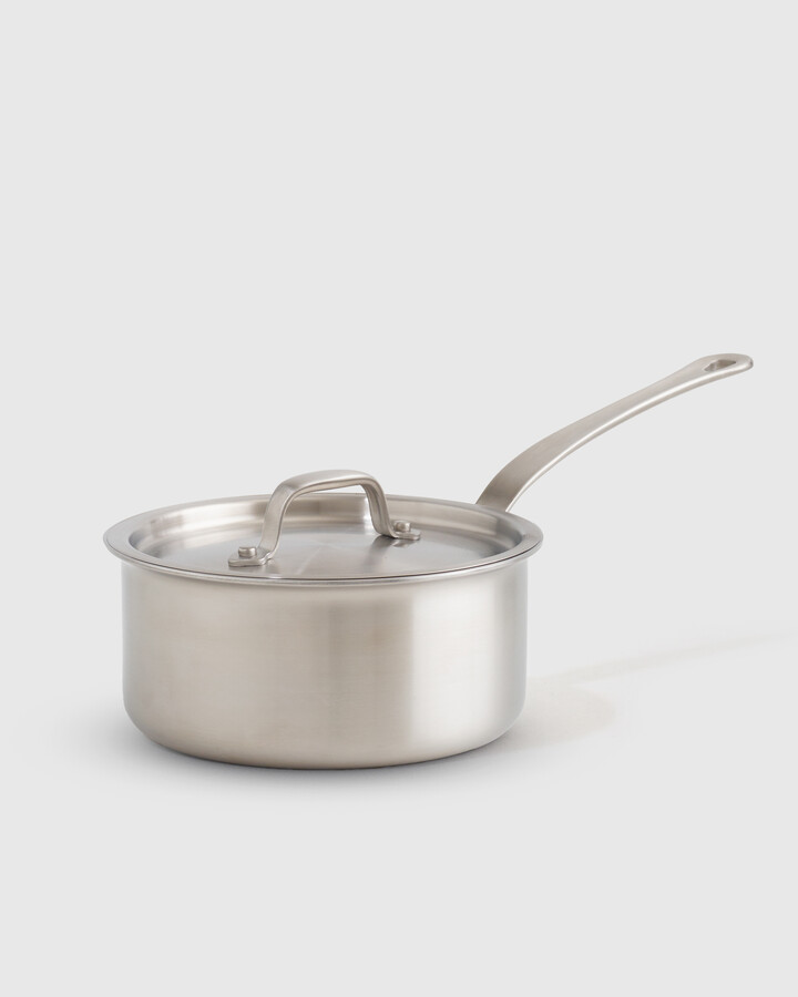 5-Ply Stainless Steel Saucepan, Size 2 QT
