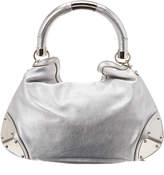 Thumbnail for your product : Gucci Silver Leather Indy Hobo