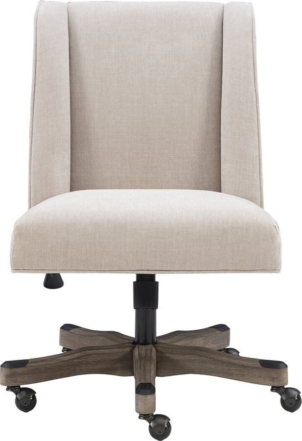 Linon Furniture Linon Draper Upholstered Swivel Office Chair ShopStyle